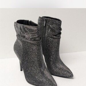 Jessica Simpson Glittering Black Heeled Boots